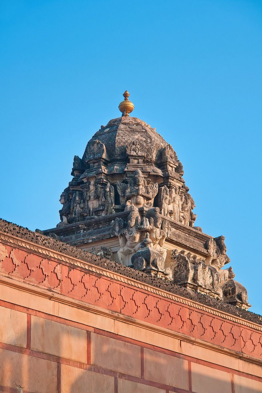 853x1280 Free Temple In Vrindavan & Temple Image