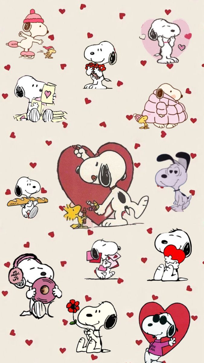 675x1200 Valentine's Plush Download Snoopy Wallpaper's Day Wallpaper Snoopy Valentine