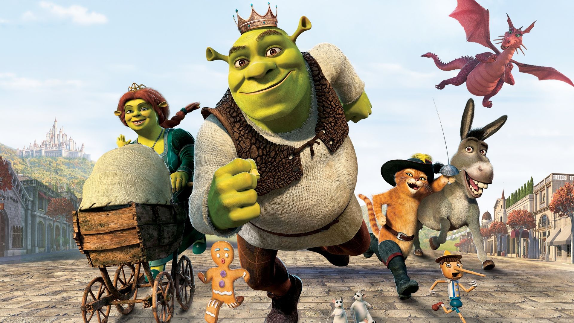 1920x1080 Free Pinocchio (Shrek) 4K Wallpaper & Desktop HD Background for PC