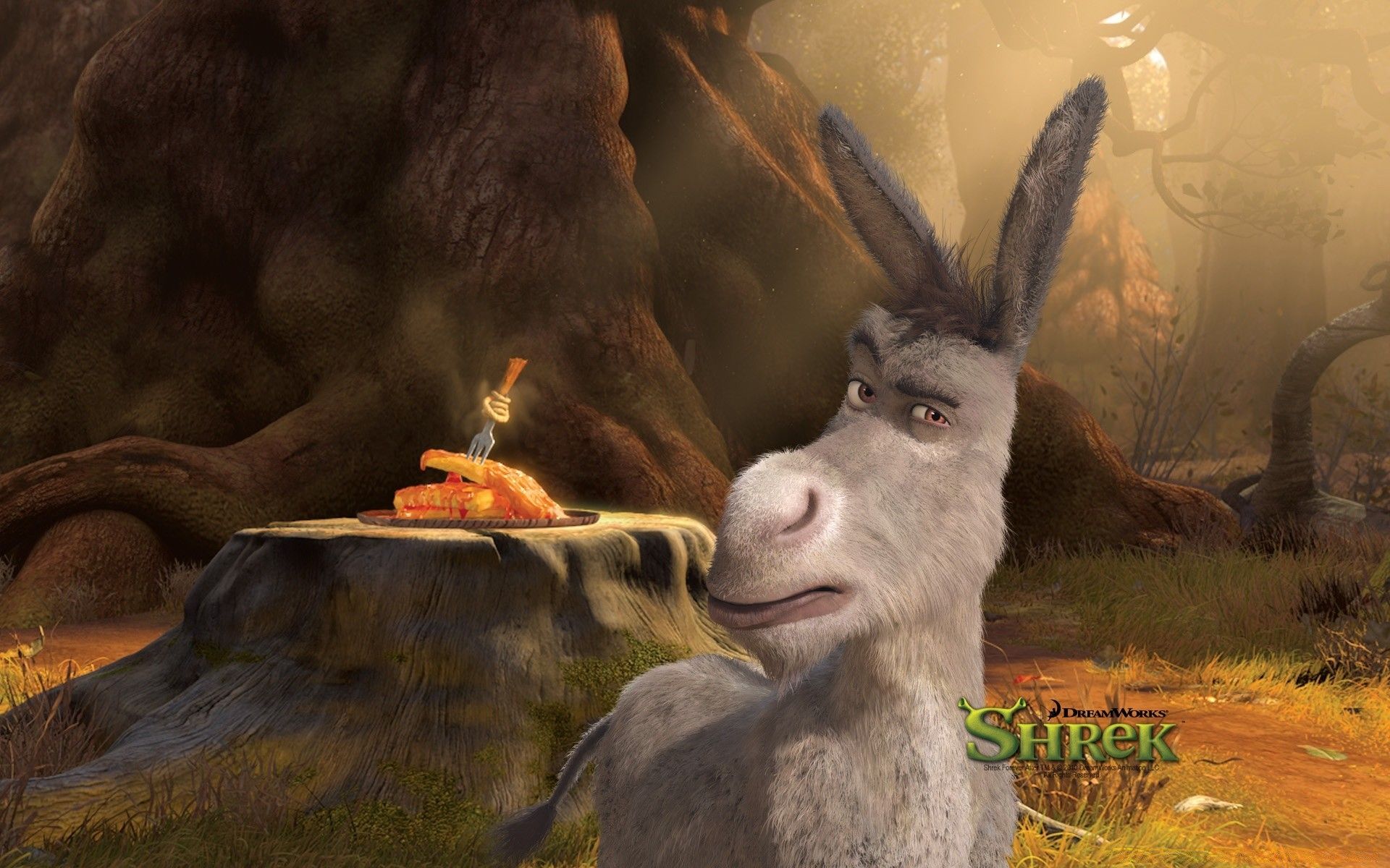 1920x1200 Donkey from shrek desktop wallpaper