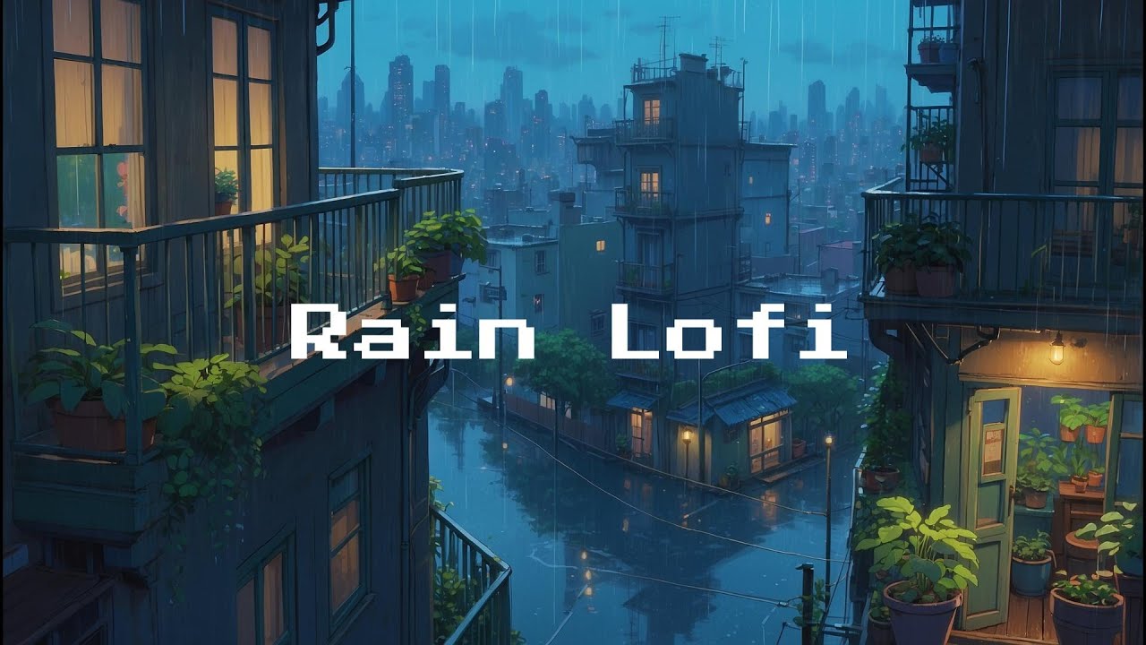 1280x720 Calming Lofi Rain