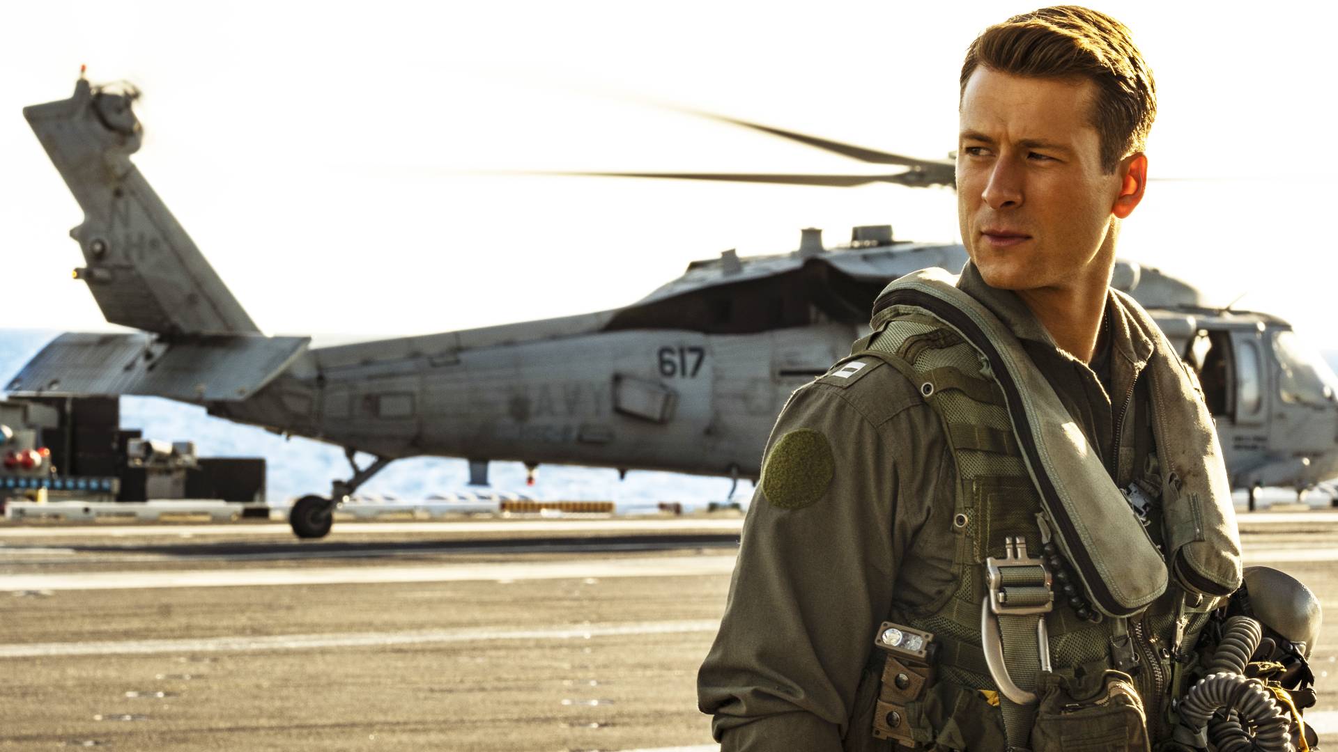 1920x1080 Top Gun: Maverick's Glen Powell says his joke tweet about losing role of Rooster may have helped him land Hangman