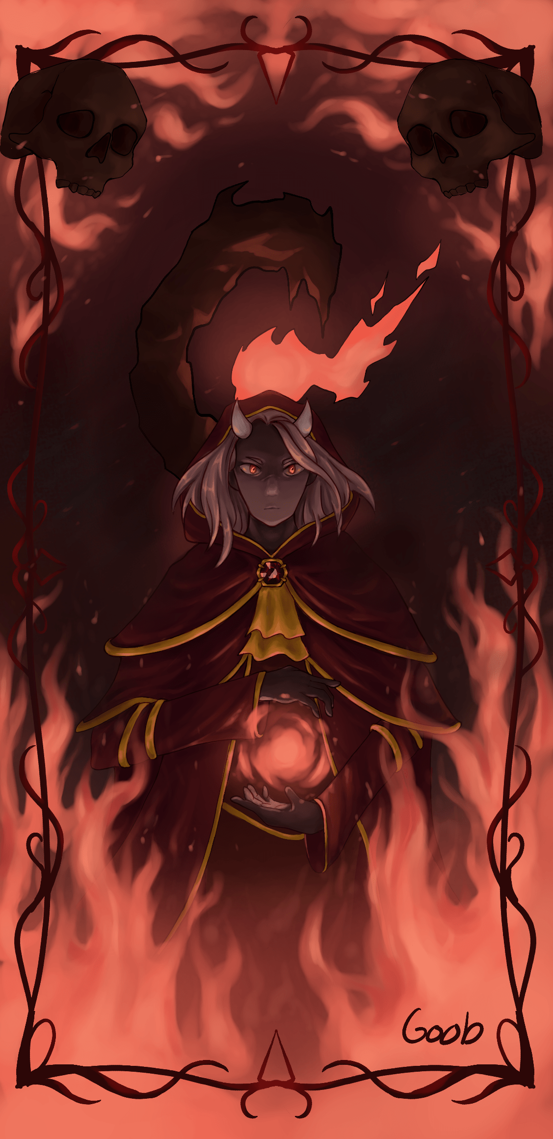 1127x2320 some calamity themed phone wallpaper I made