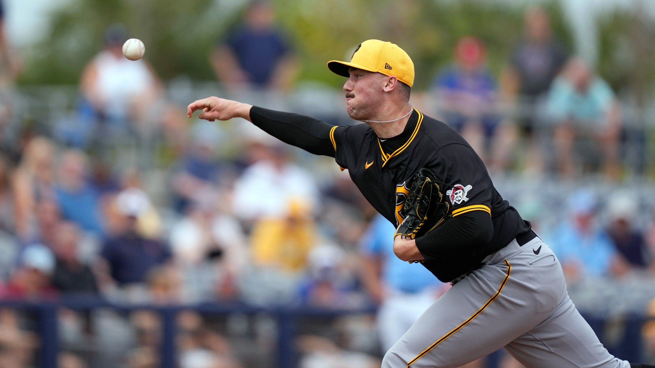 2560x1440 Pirates are calling up top pitching prospect Paul Skenes for his major league debut, AP source says