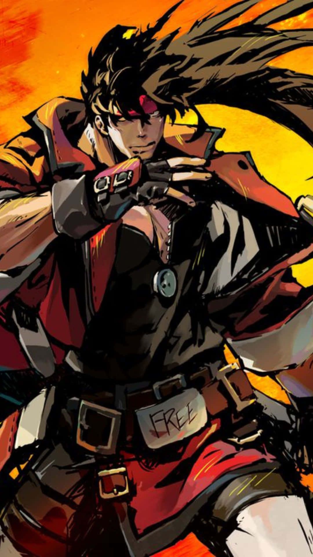 1080x1920 Download Guilty Gear Sol Badguy Action Pose Wallpaper