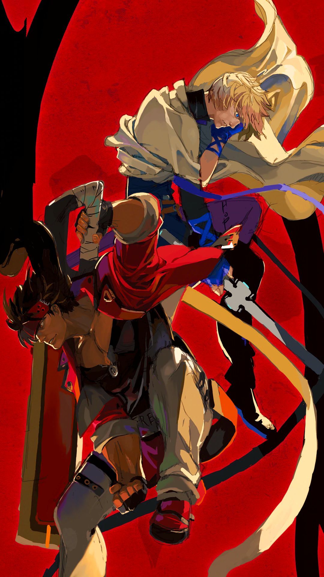 1080x1920 Phone wallpaper: Guilty Gear Strive, Video Game, Sol Badguy, Ky Kiske 1424527