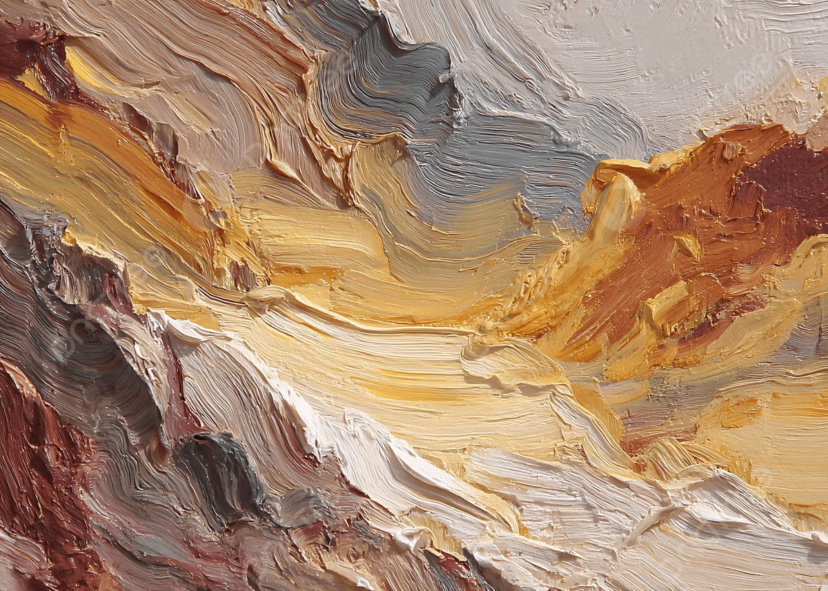 1200x857 Abstract Golden And Earthy Hued Impasto Painting With Brushstroke Texture For Rich Warm Colored Artistic Designs, Impasto, Painting, Golden Background Image And Wallpaper for Free Download