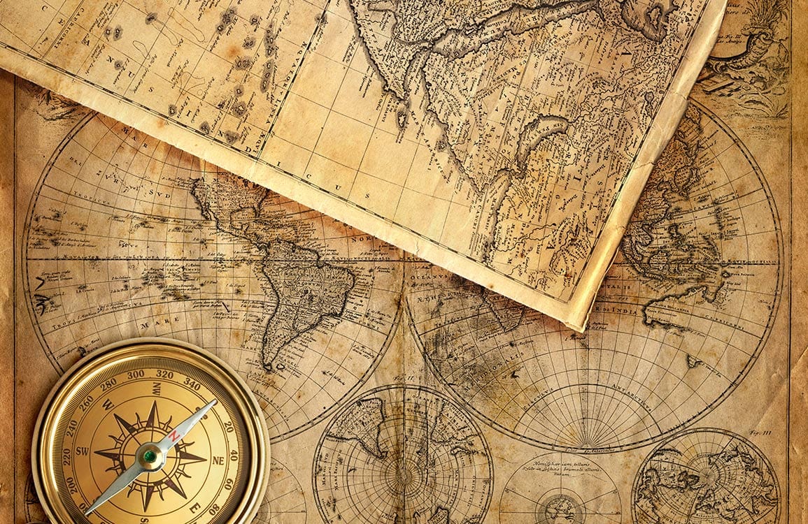 1155x750 Ancient Map Wallpaper Mural