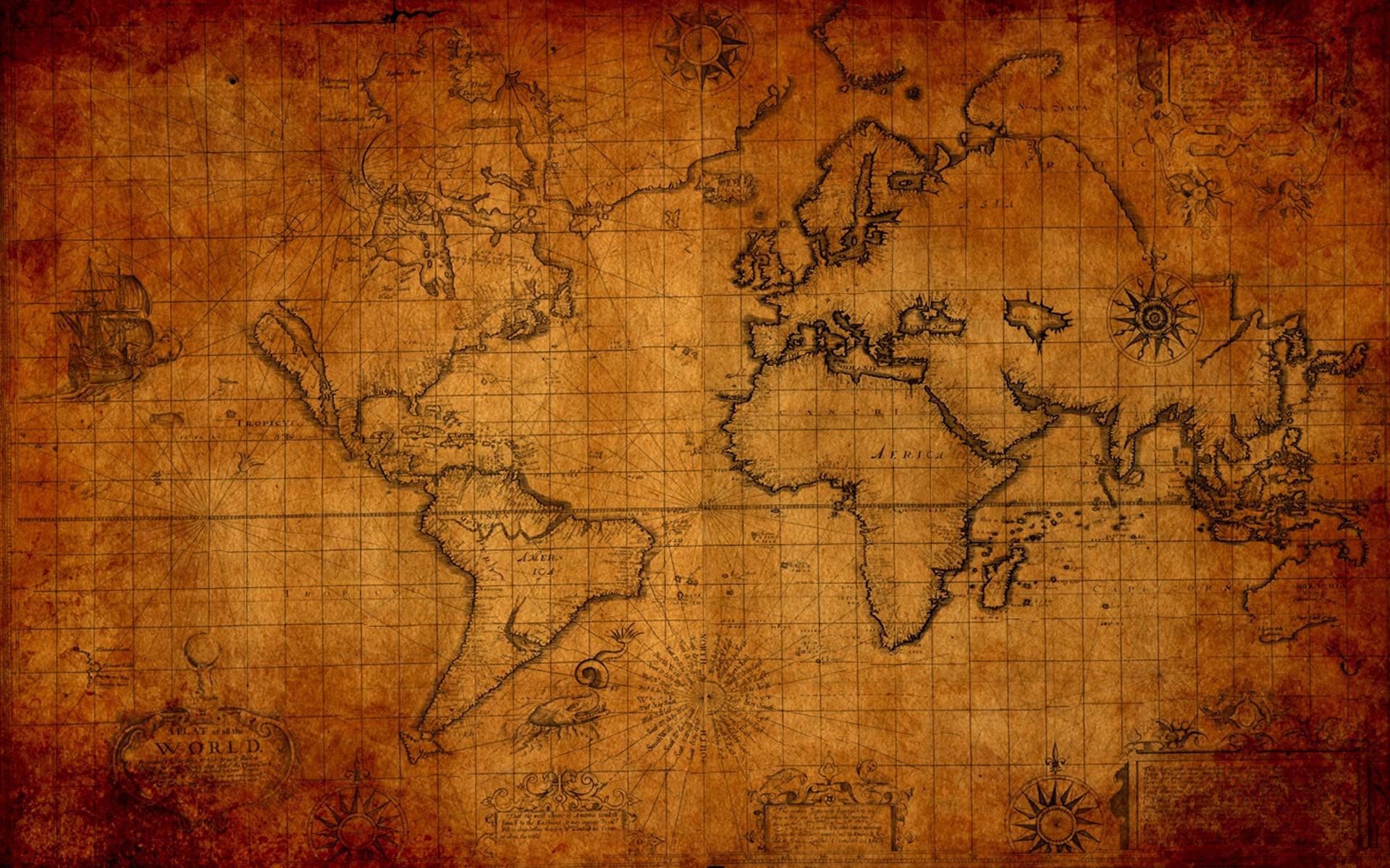 1920x1200 Some world map wallpaper