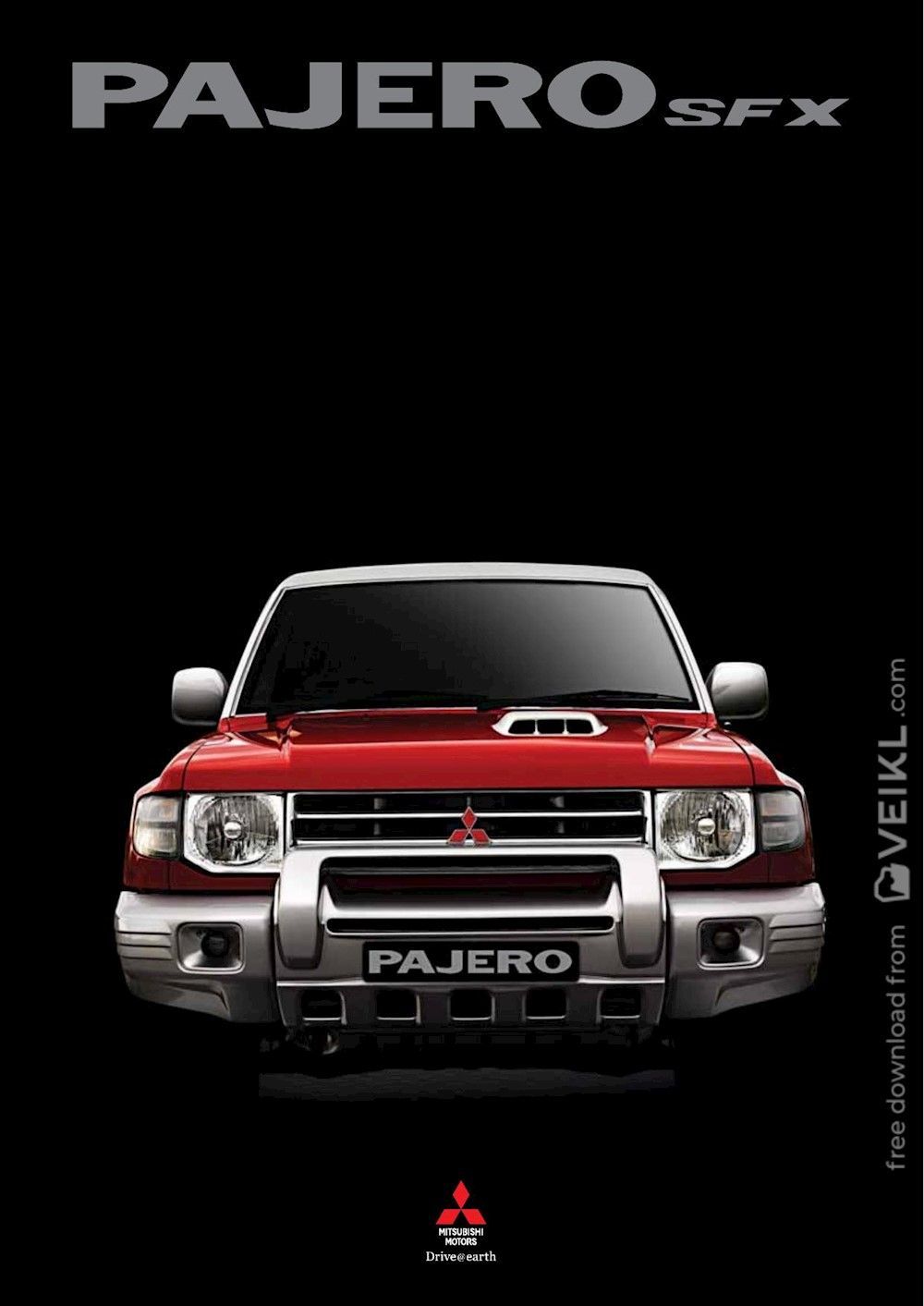 1000x1413 Mitsubishi Pajero SFX Wallpaper