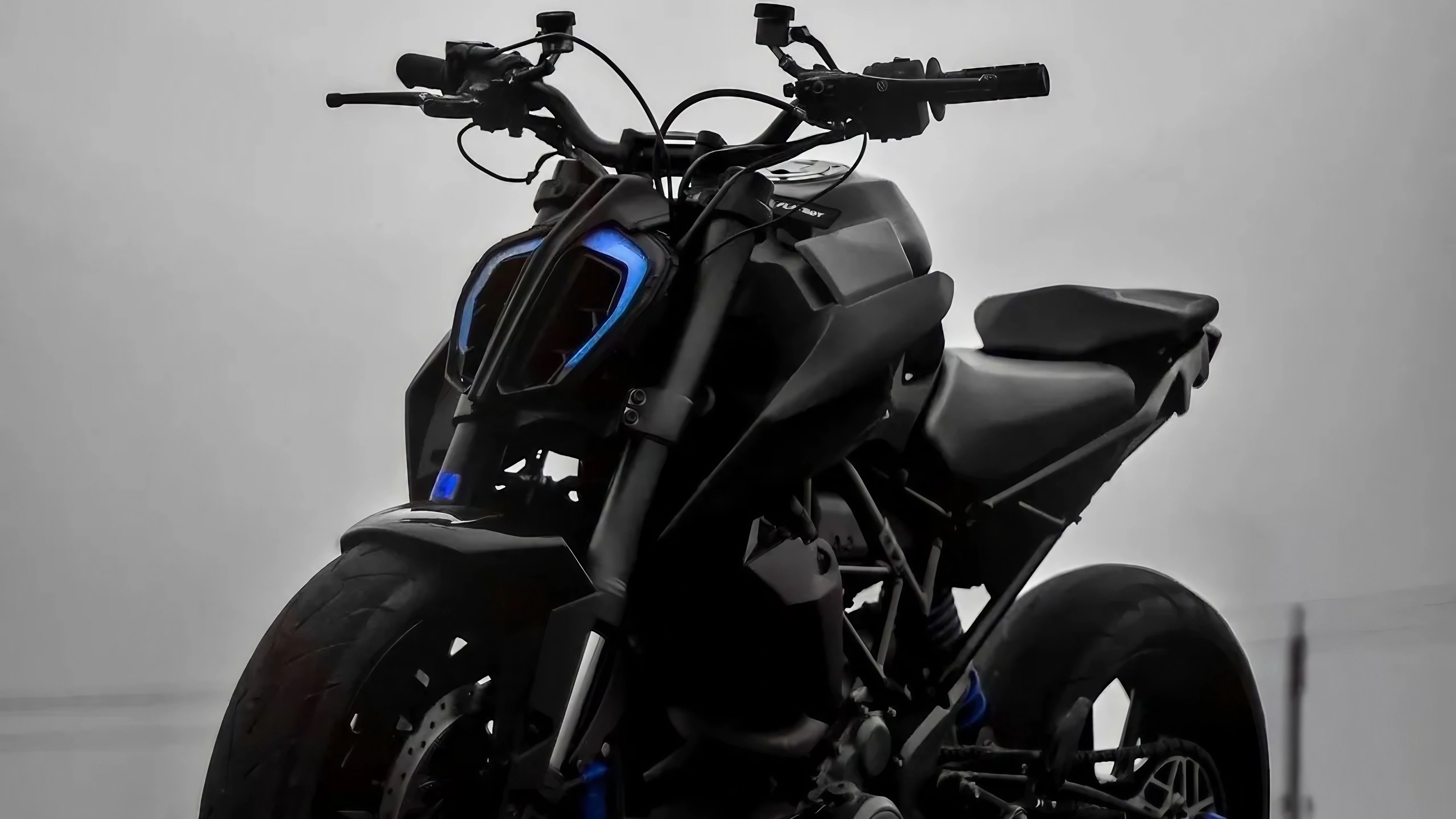 5120x2880 Duke 390 Black Wallpaper