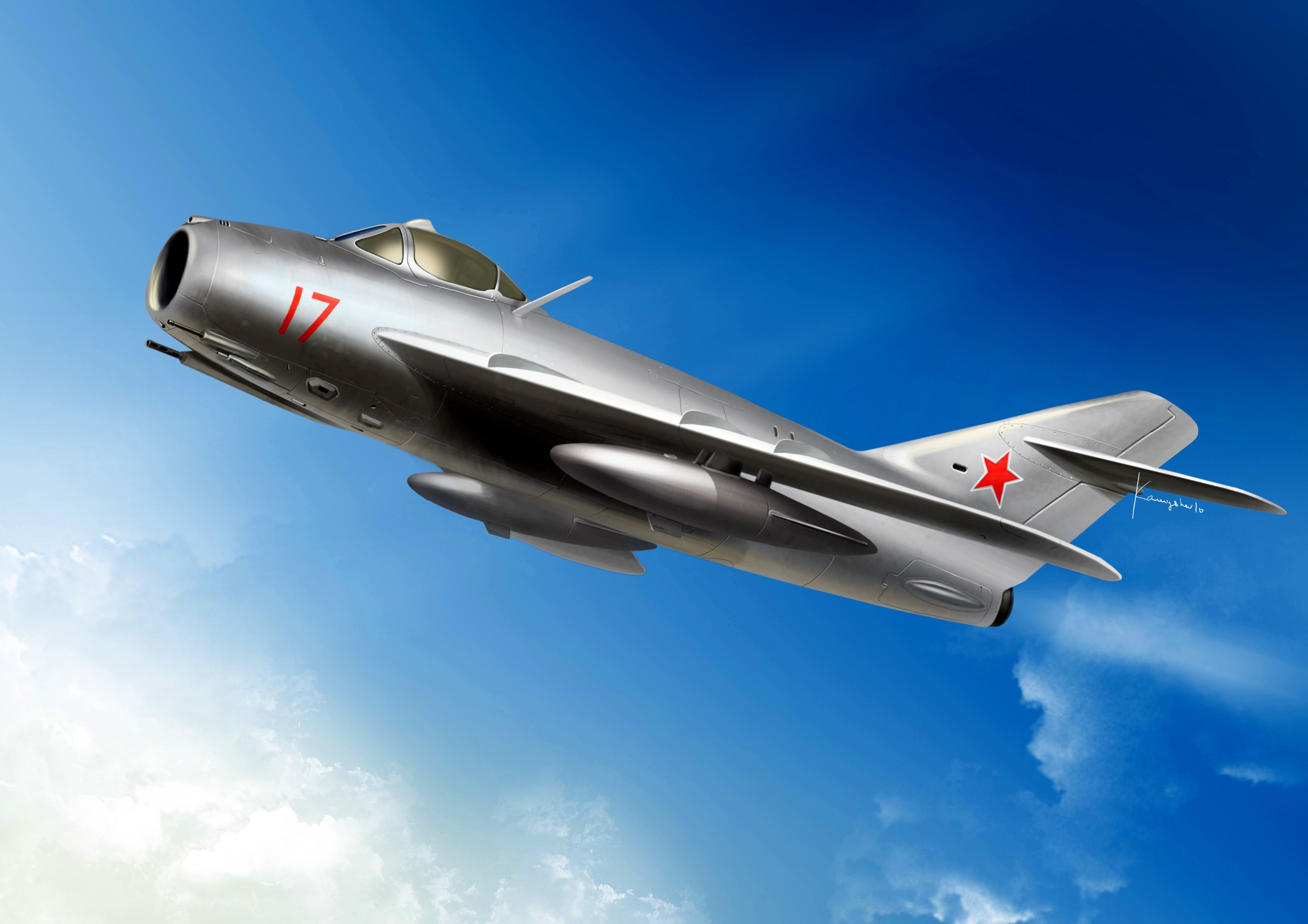 3508x2480 Wallpaper USSR, THE SOVIET AIR FORCE, jet fighter, The MiG- Frontline fighter for mobile and desktop, section авиация, resolution 3508x2480