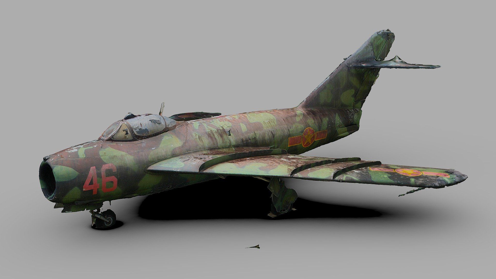 1920x1080 Mig 17 (Raw Scan) Free 3D model by Renafox [4176d8e]