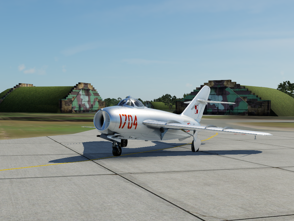 1024x768 Polish Air Force Colors 1704 For MiG 17 Aircraft (MLADG) Skins Plane.Org Forum