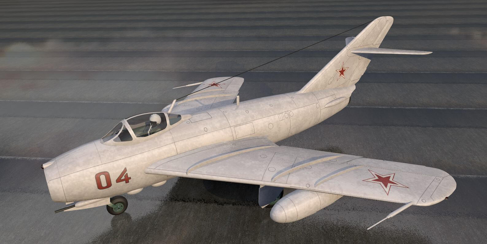 1587x796 Mikoyan Gurevich MiG 17 Fresco 3D Model
