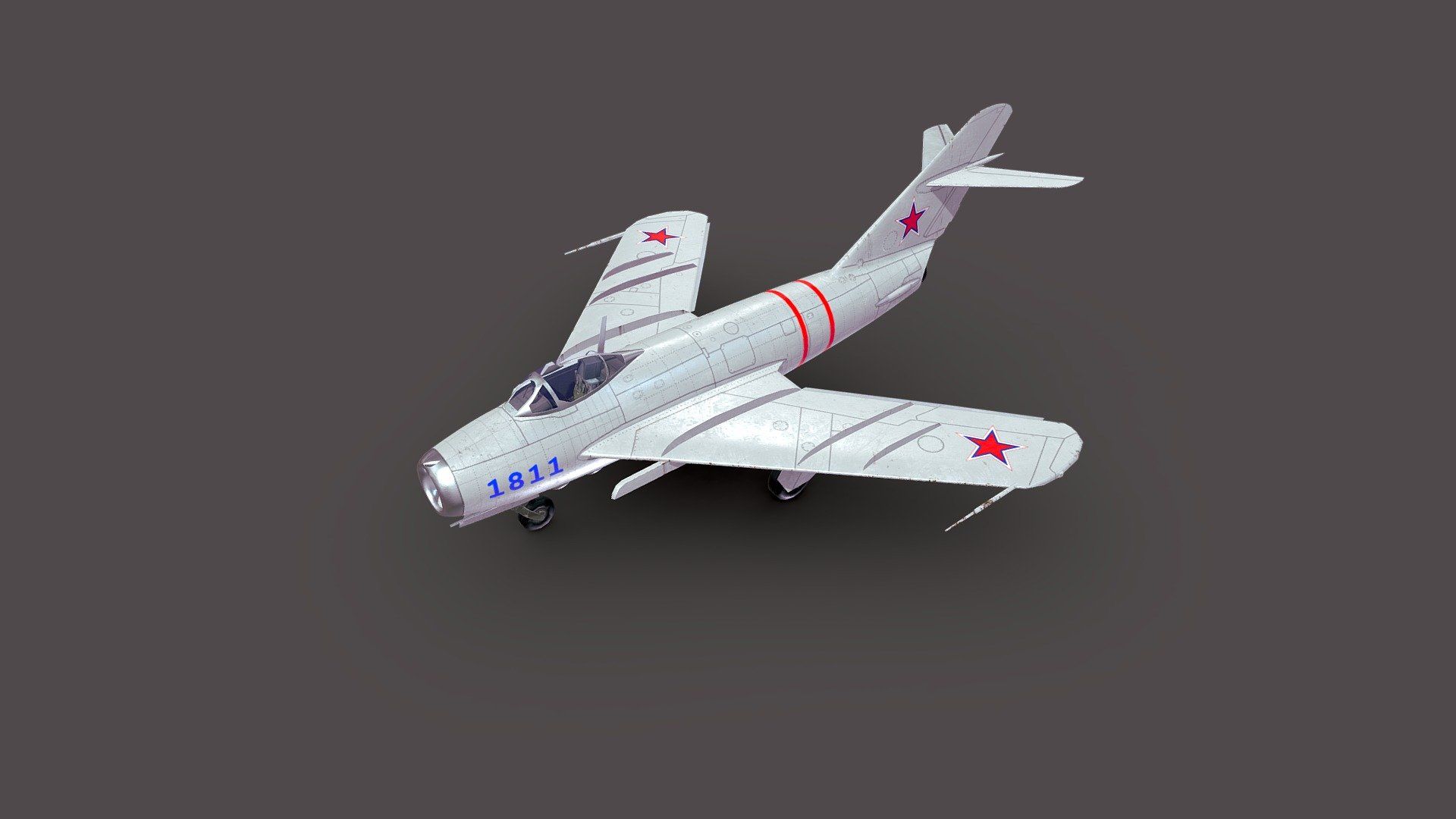1920x1080 Mikoyan Gurevich MiG 17 Model By MaX3Dd [e5a8b7f]