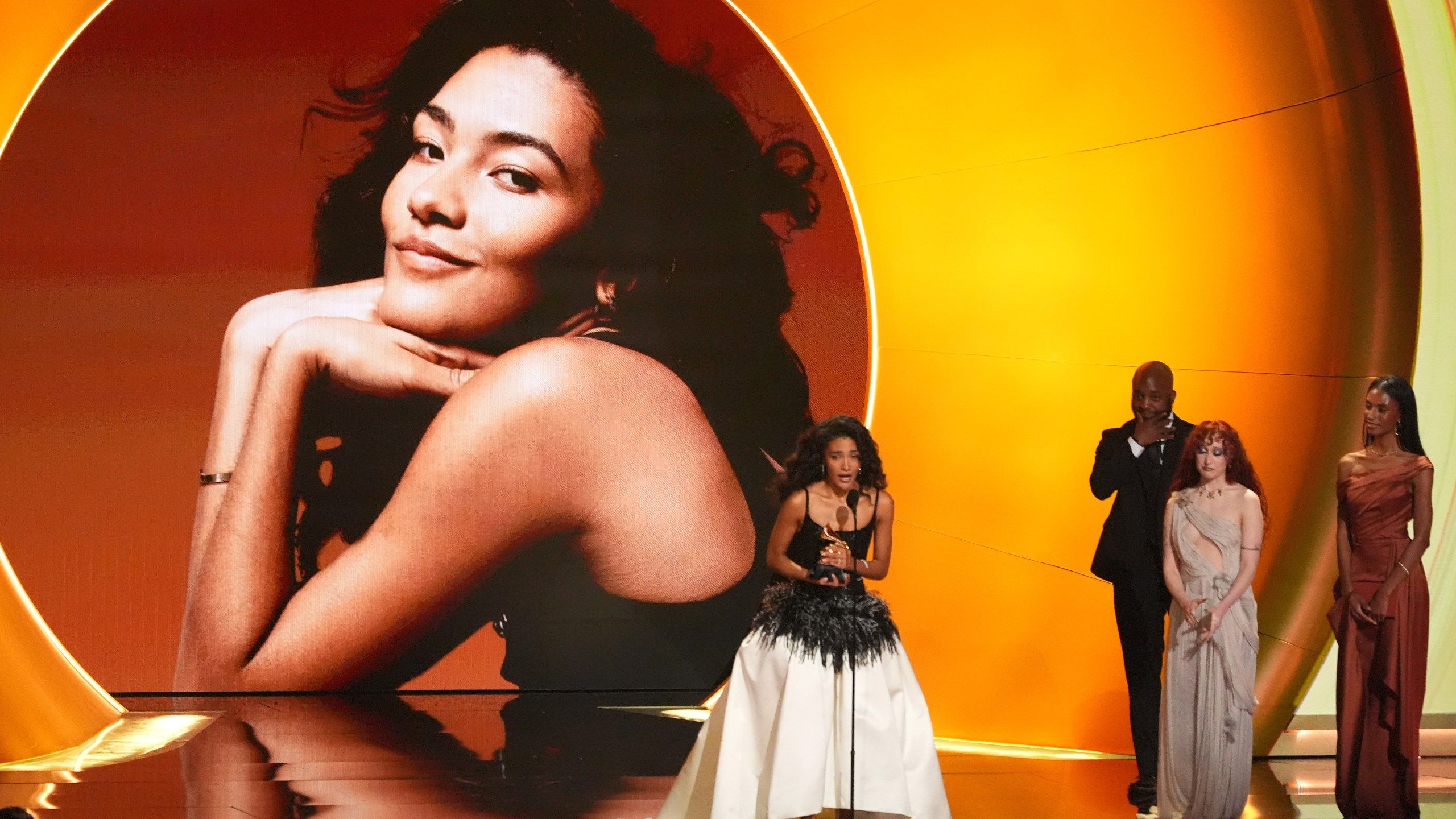 2560x1440 Olivia Dean wins best new artist at the 2026 Grammy Awards. News 4 Buffalo
