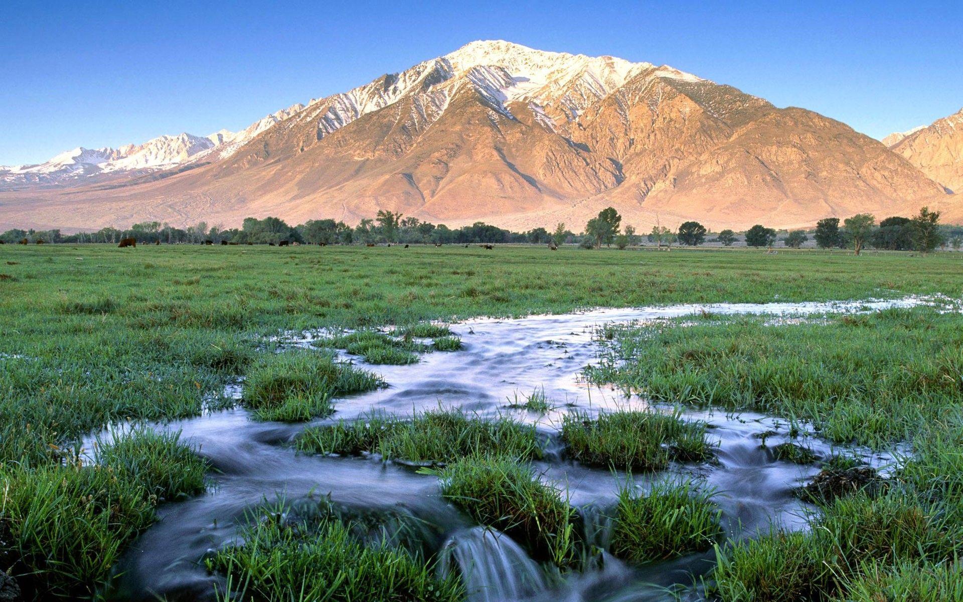 1920x1200 Mountain: Big Mountain CA California Nice Amazing Beauty Cool River