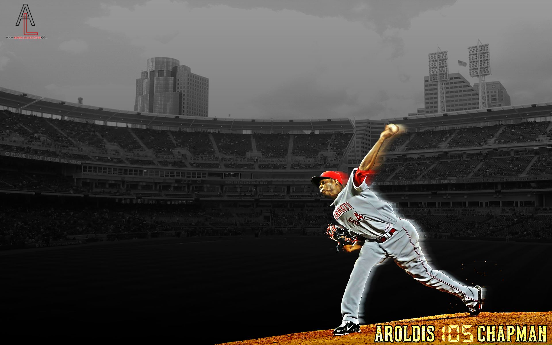 1920x1200 Aroldis Chapman Wallpaper. Adam Lucas Designs