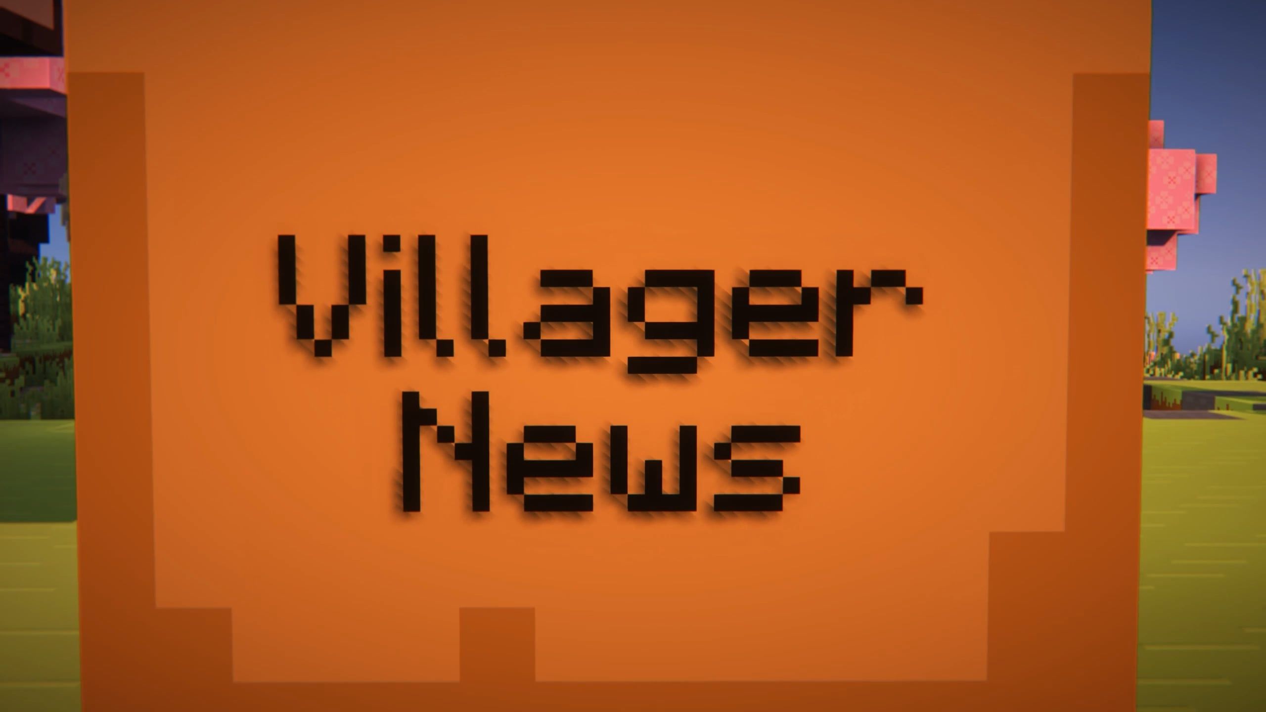 2560x1440 I Recreated Villager News In Game As Best I Could