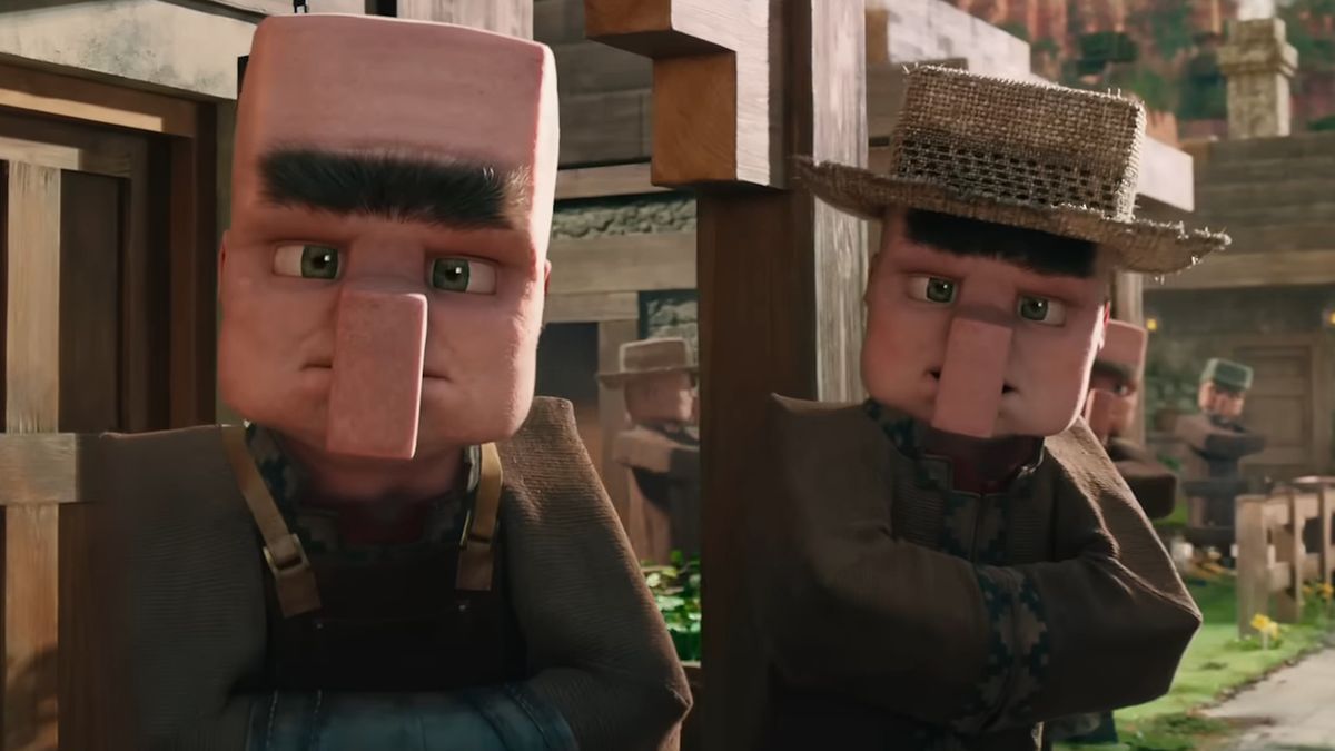 1200x675 Minecraft movie villagers look like what I imagine Hell is