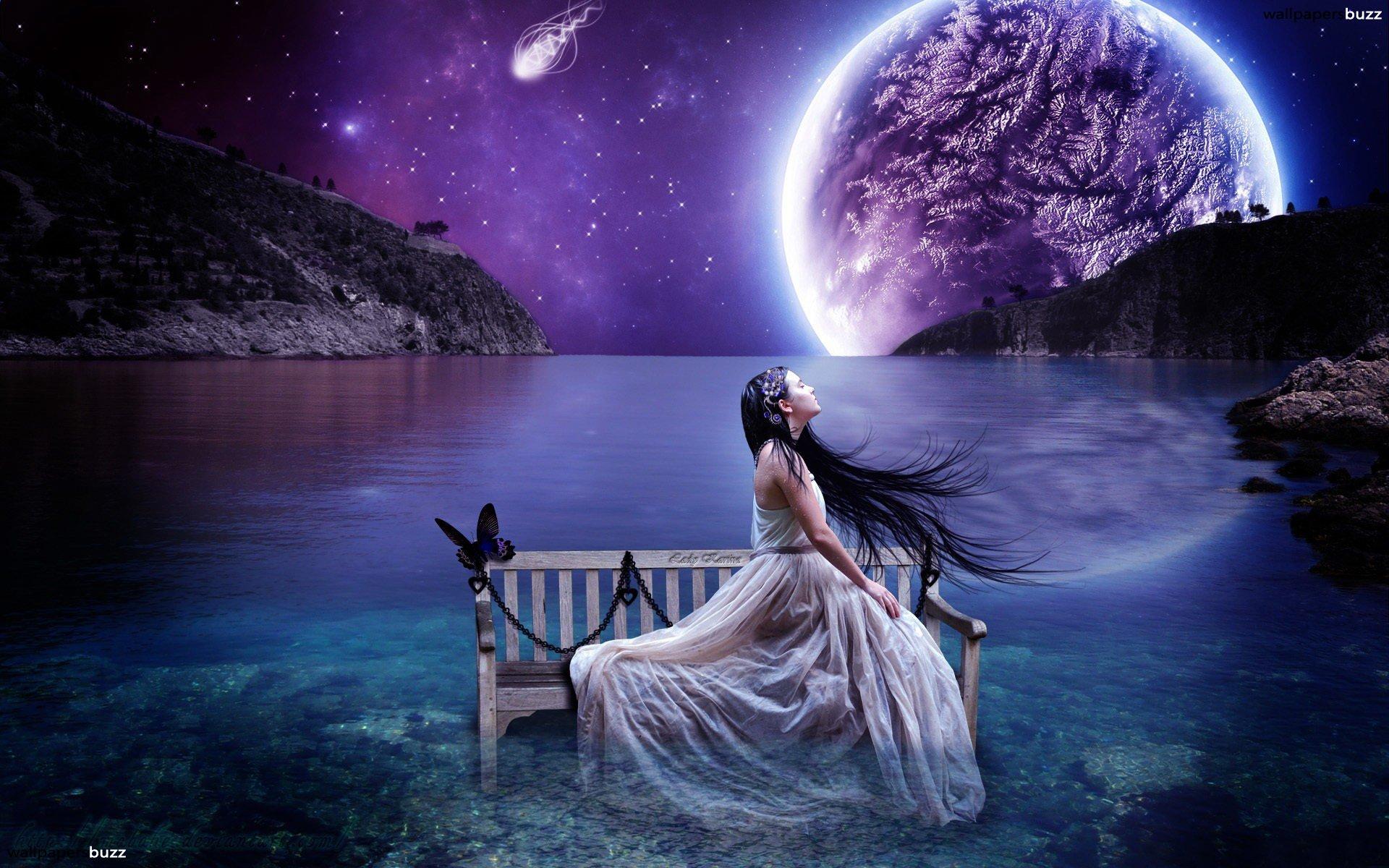 1920x1200 Water Girl Wallpaper 1920x