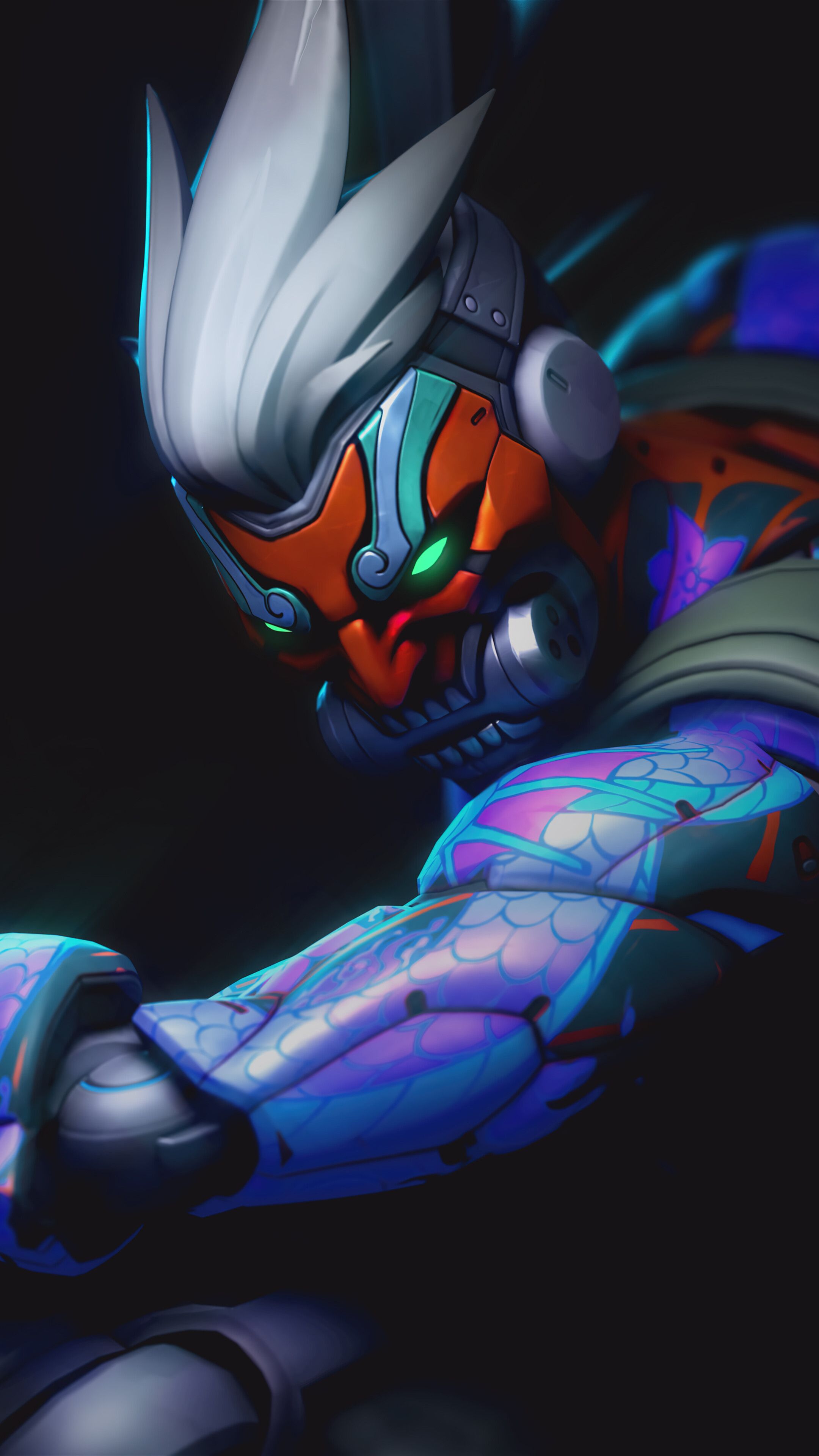 2160x3840 Cyber Demon Genji Overwatch 2 4K Wallpaper iPhone HD Phone h