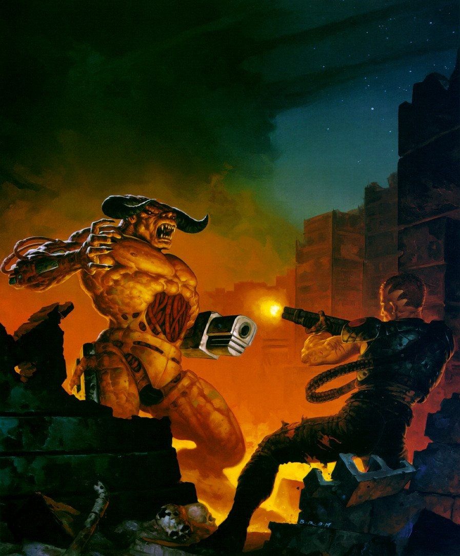 897x1083 Doom 1993 Cyberdemon Wallpaper