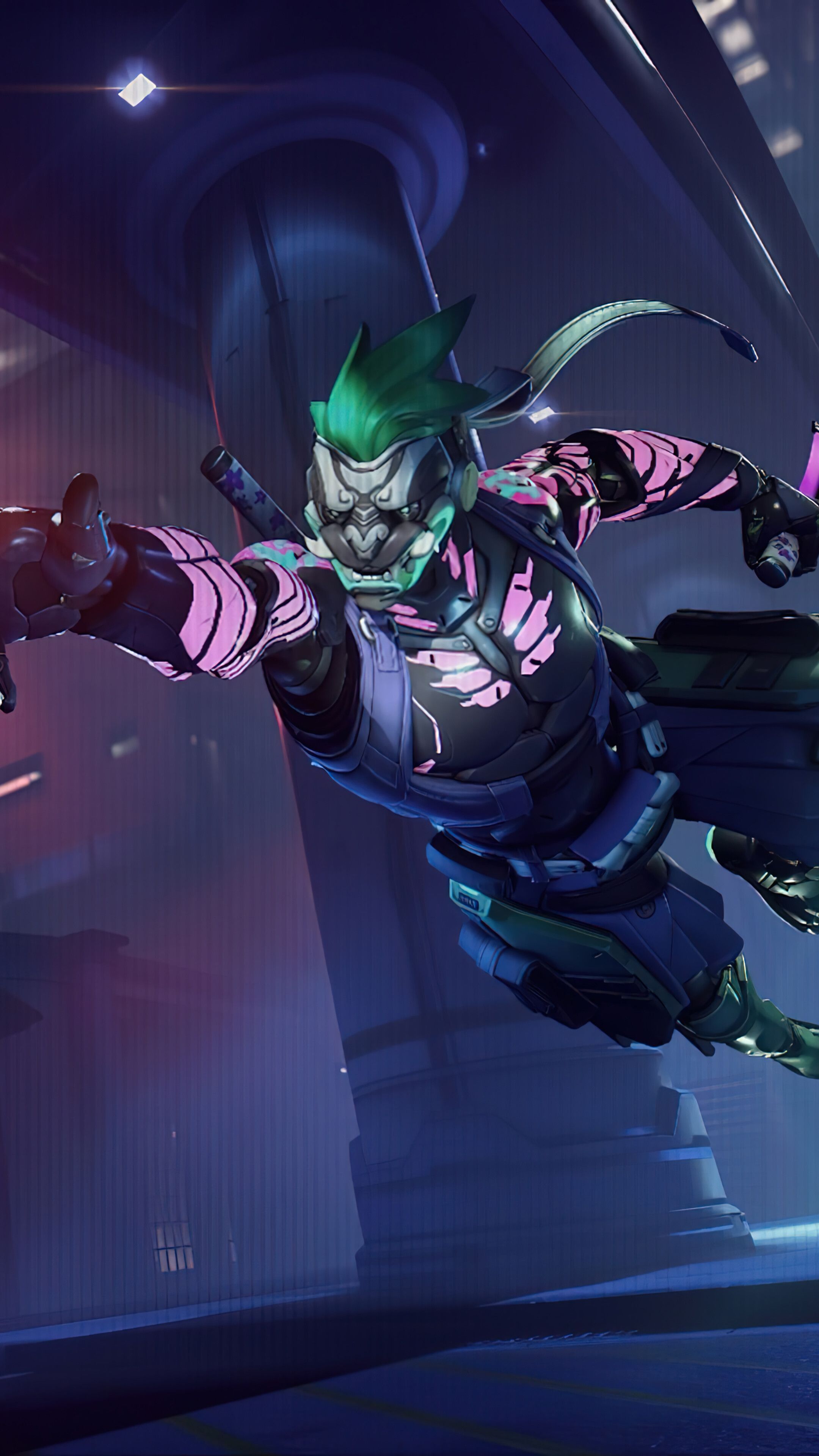 2160x3840 Genji Cyber Demon Overwatch 2 4K Wallpaper iPhone HD Phone h