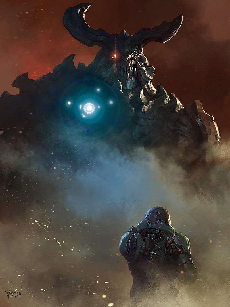 800x1067 HD cyberdemon wallpaper