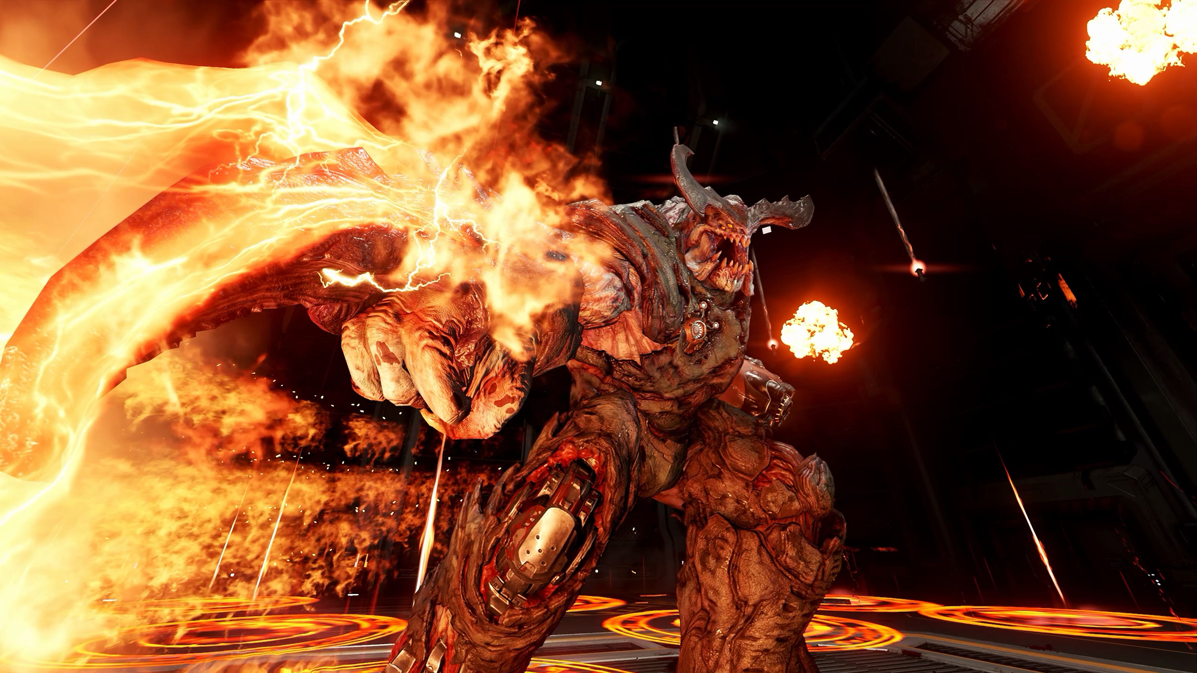 3840x2160 The Cyberdemon is one of my fav creatures in any games!