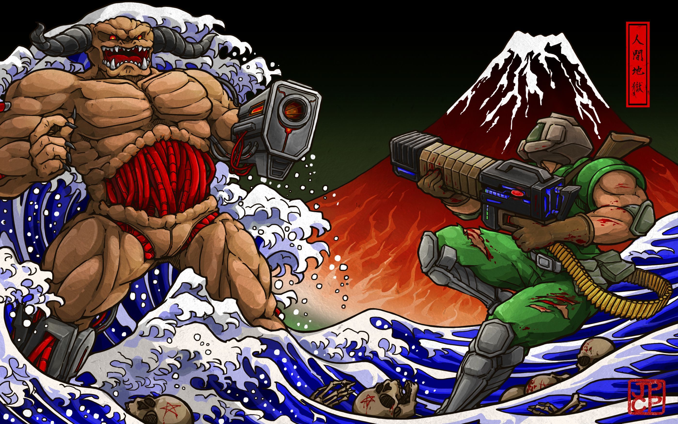 2800x1750 Free Cyberdemon (Doom) 4K Wallpaper & Desktop HD Background for PC