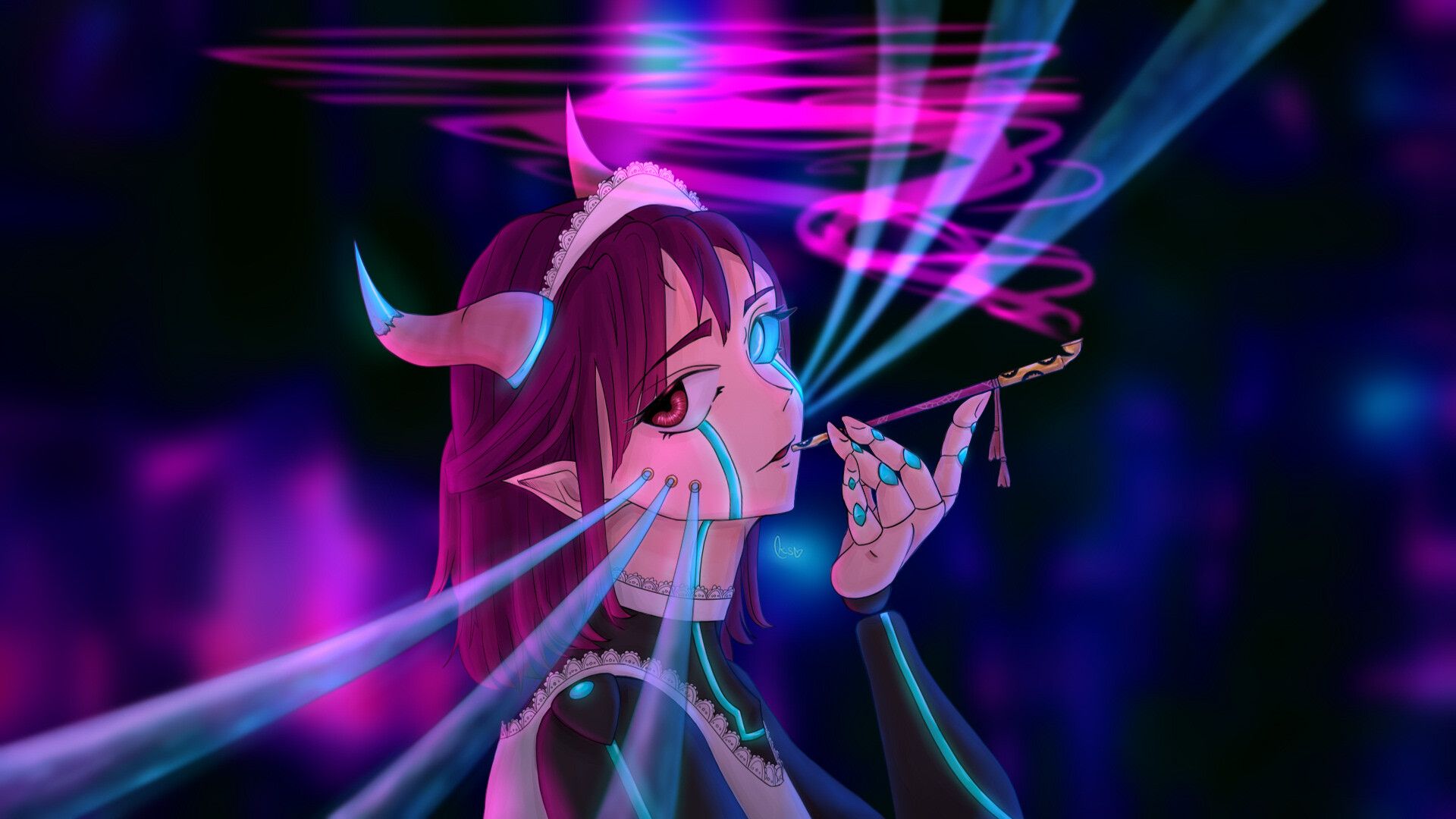 1920x1080 Cyber demon Daby