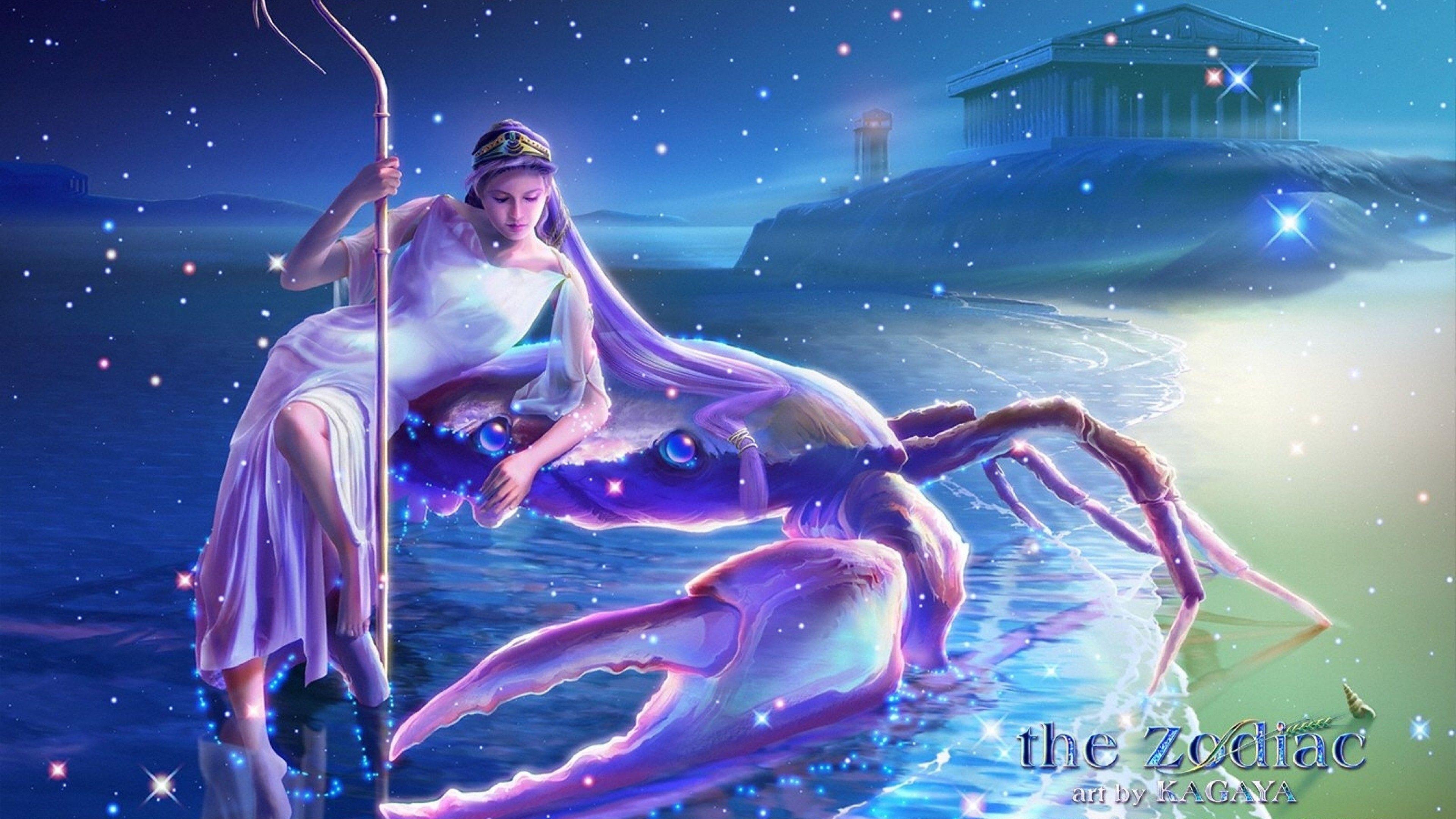 3840x2160 Water Girl Wallpaper