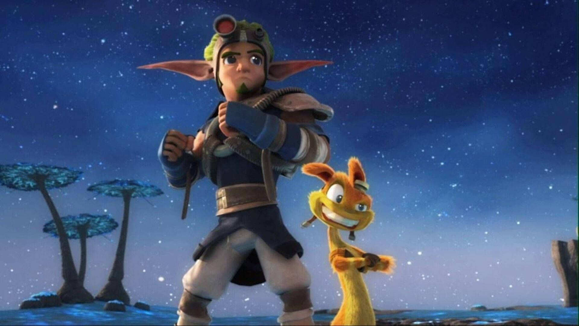 1920x1080 Download Daxter And Jak 2 Starry Night Wallpaper