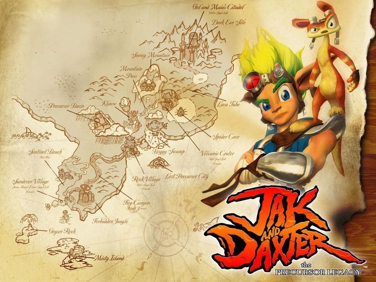1200x900 Jak & Daxter The Precursor Legacy Playstation 2 PS2 2001 Game Art Print Poster B
