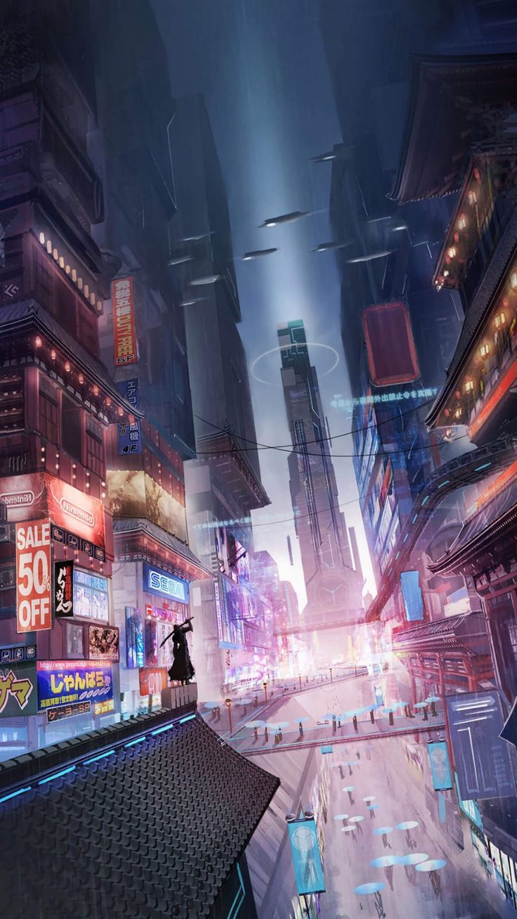 736x1307 Cyberpunk Art HD Phone Wallpaper