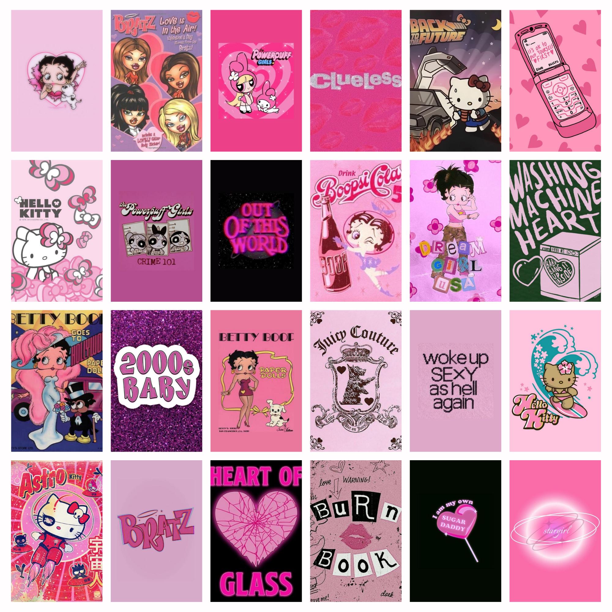 2000x2000 Pink Y2k Wallpaper