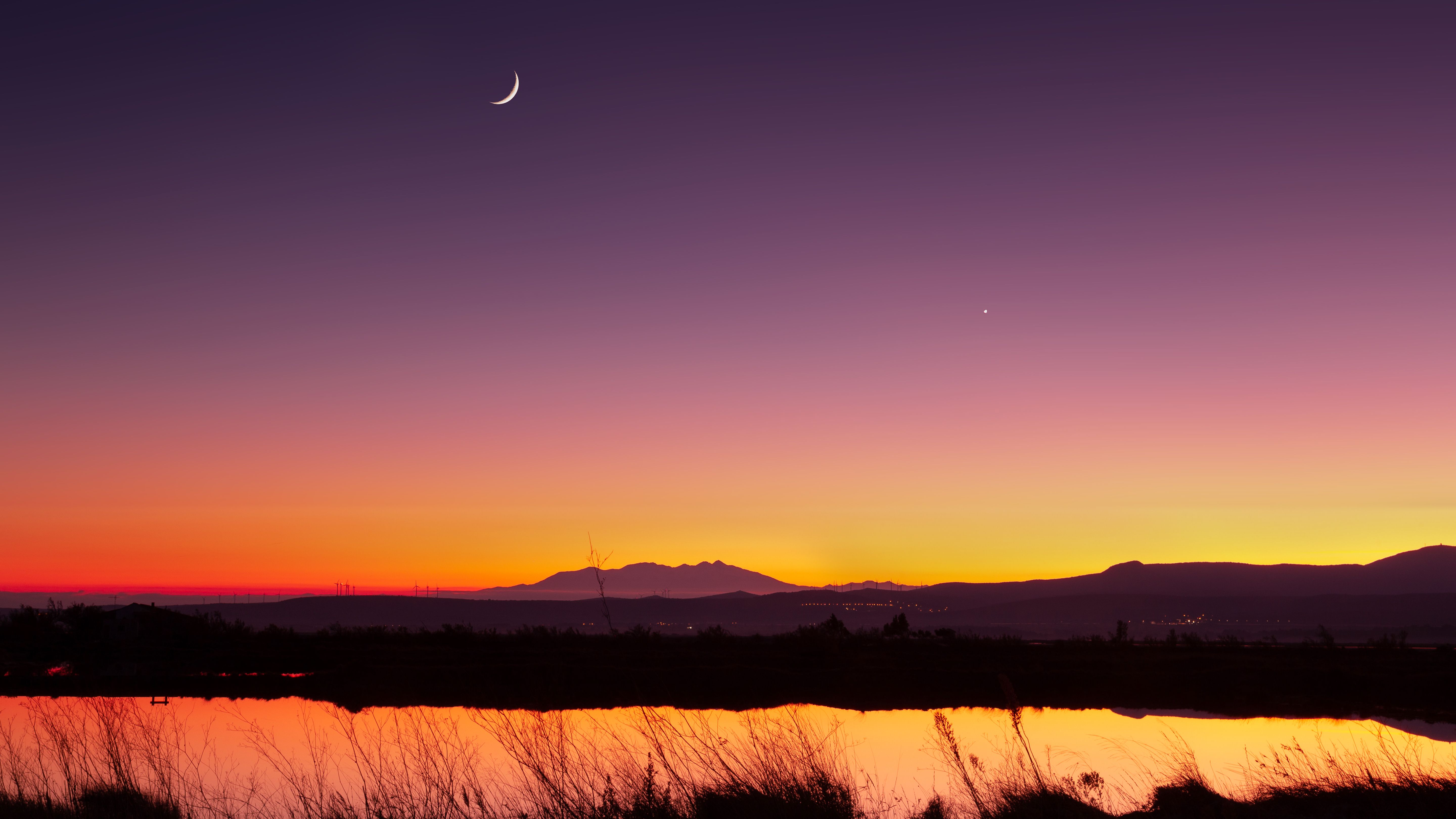 5760x3240 Twilight Landscape 4K 5K Wallpaper