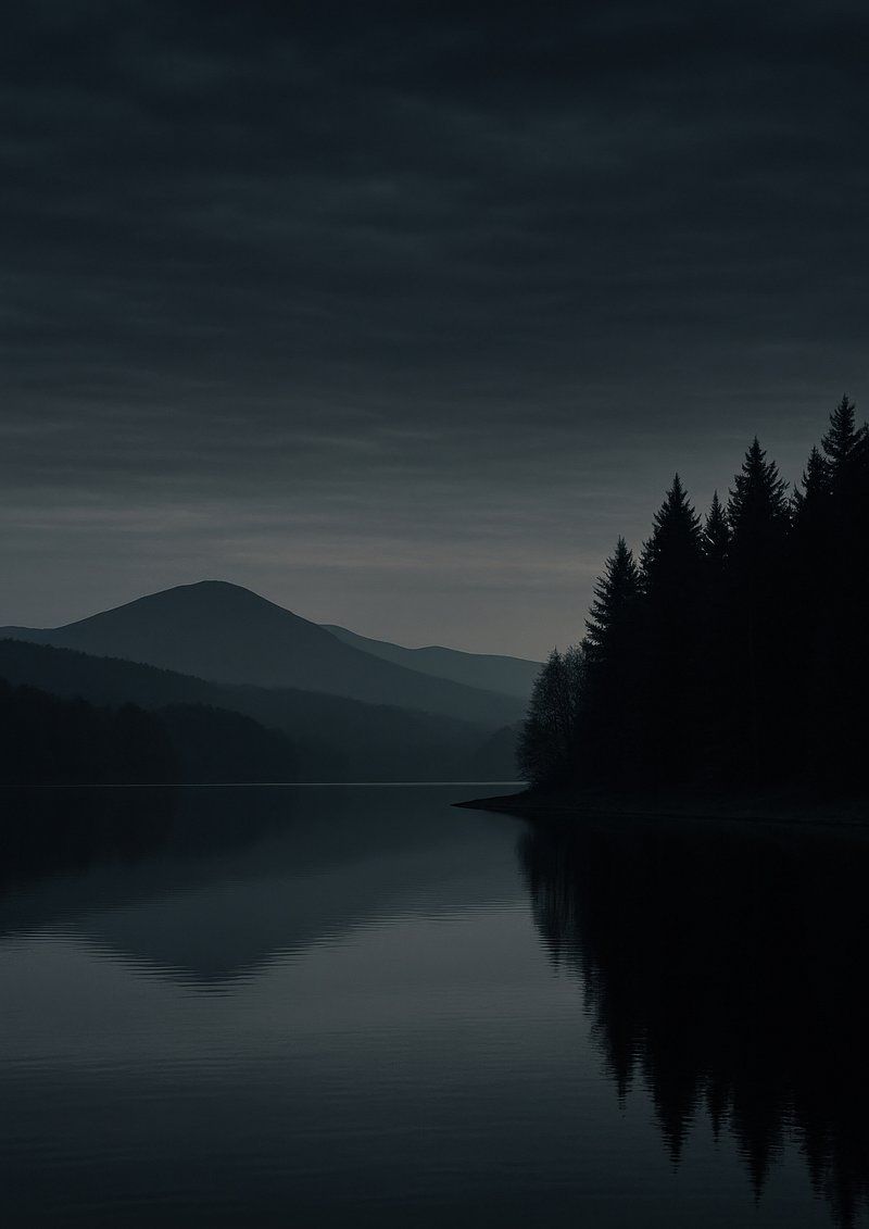 800x1131 Serene twilight landscape mobile wallpaper