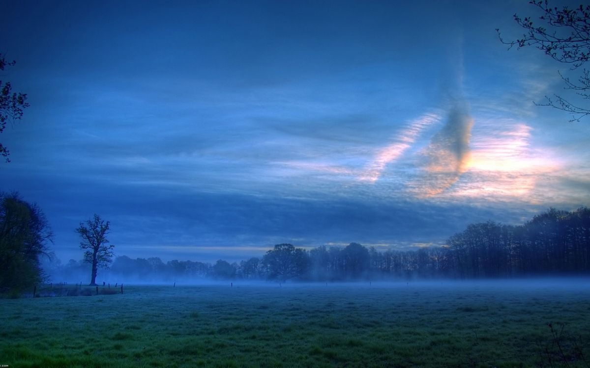 1200x750 Wallpaper Nature, Natural Landscape, Blue, Morning, Atmosphere, Background Free Image