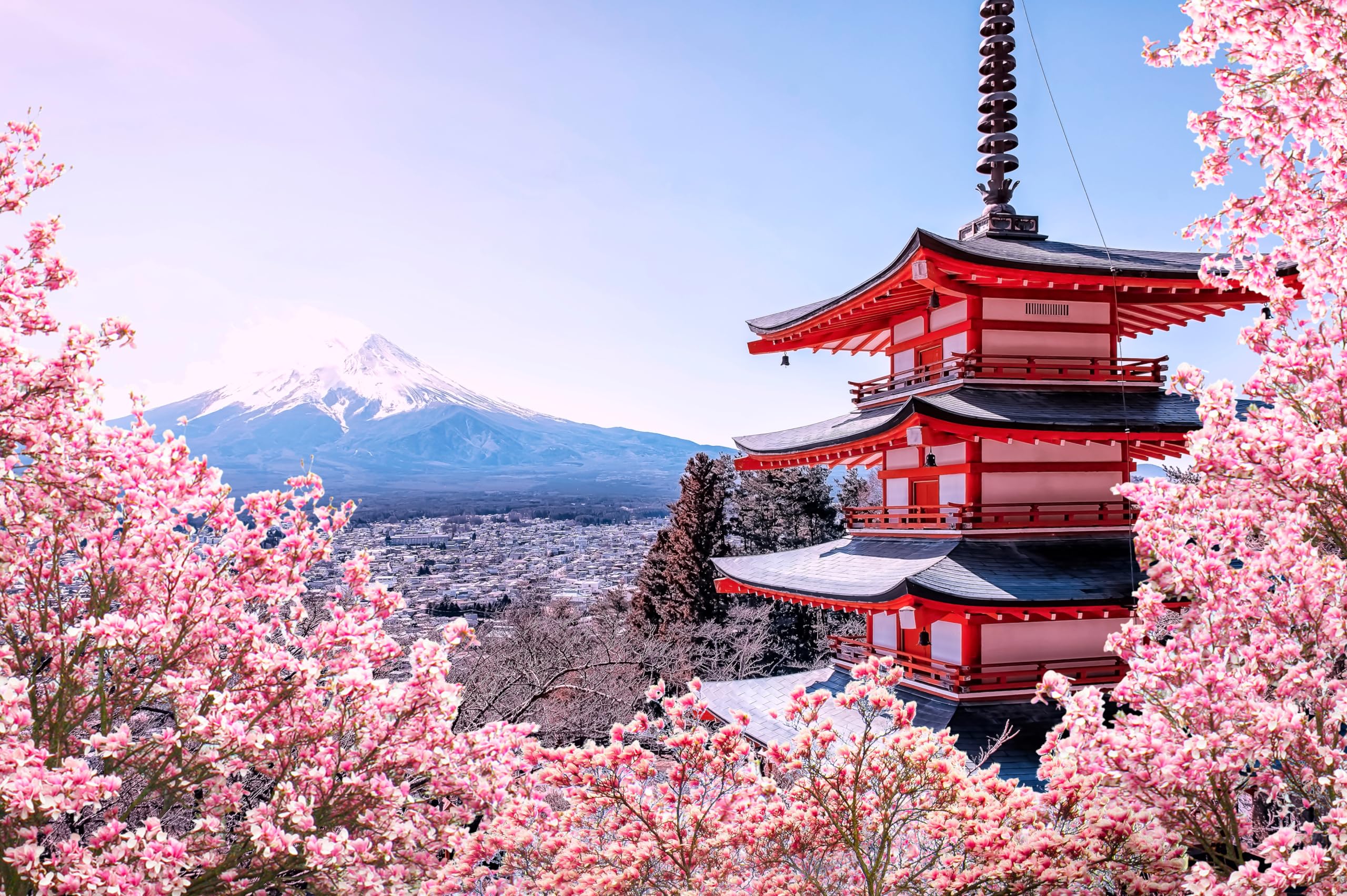 2560x1704 Amazon.com : chnywork 10x8ft Japan Temple Backdrop Fuji Mountain Asia Japanese Historic Wooden Chureito Pagoda Spring Cherry Scenery Background Asian Japan Travel Party Decor Photo Booth Props Wallpaper