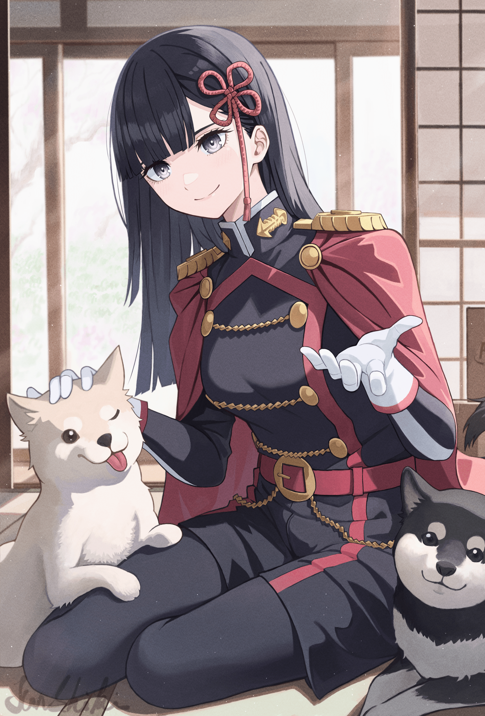 1600x2359 Yamashiro Ren Mato Seihei no Slave Anime Wallpaper