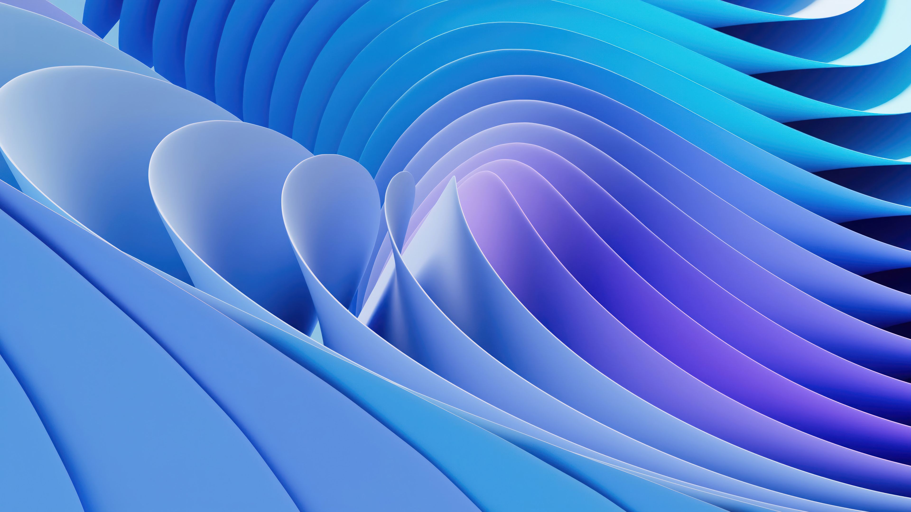 3840x2160 Windows 11 Blue Abstract Background Wallpaper 4K HD PC i