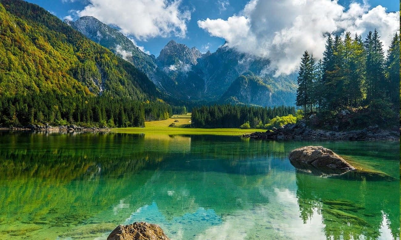 1300x781 Spring Mountain Wallpaper