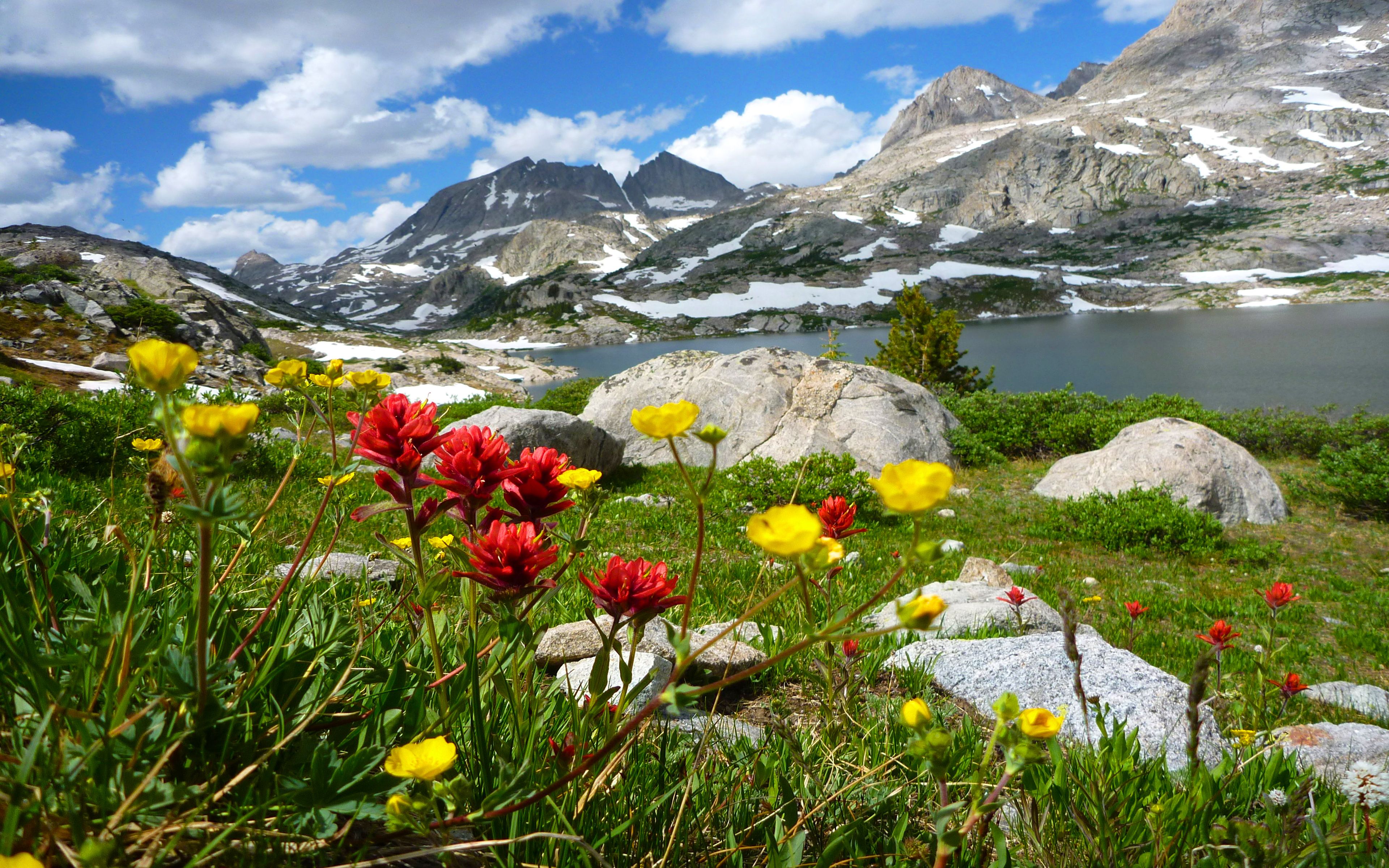 3840x2400 spring is there so go outside like this Mountains Lake [3840 × 2400]