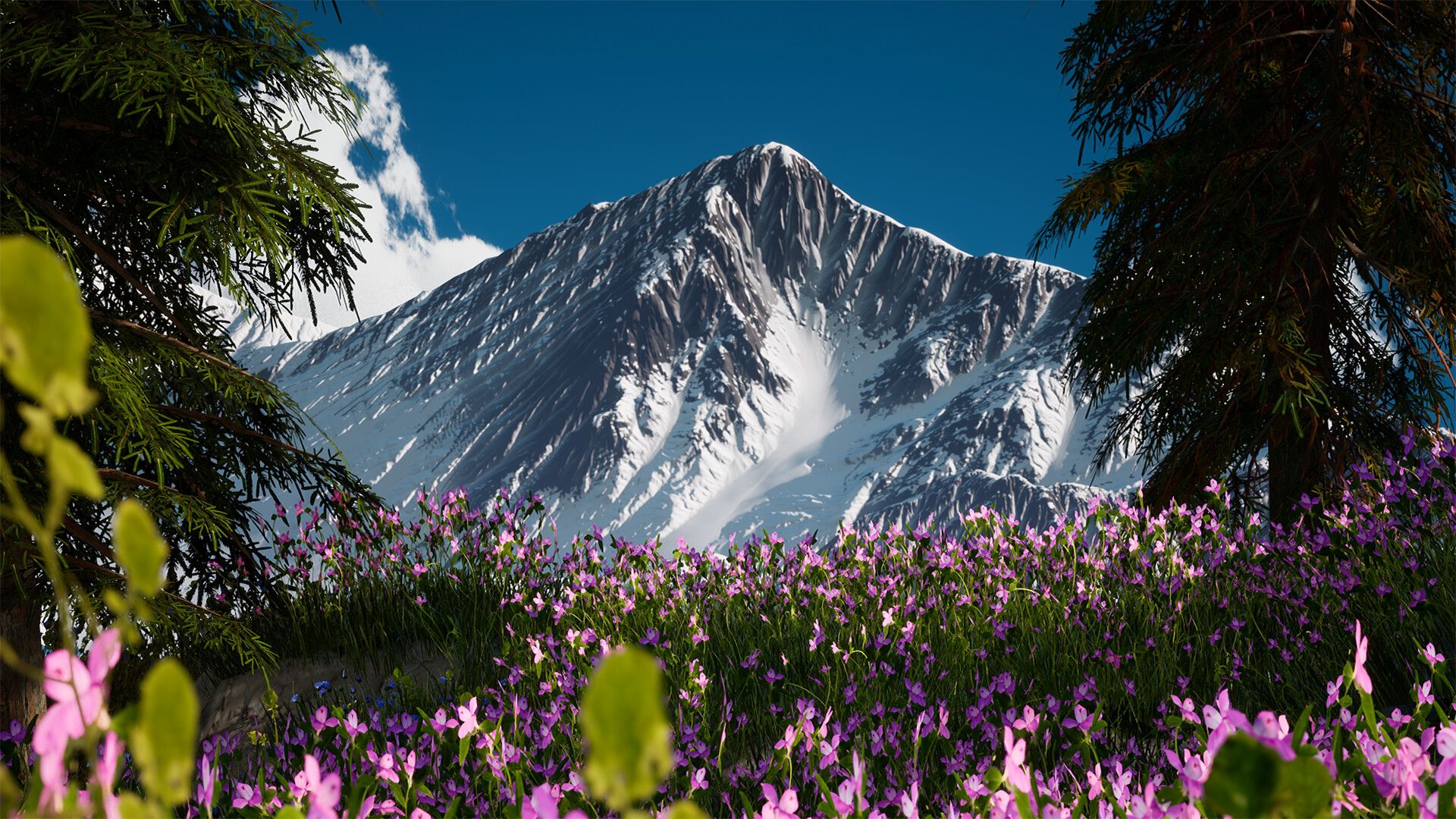 1920x1080 Aude Verquin mountain lake