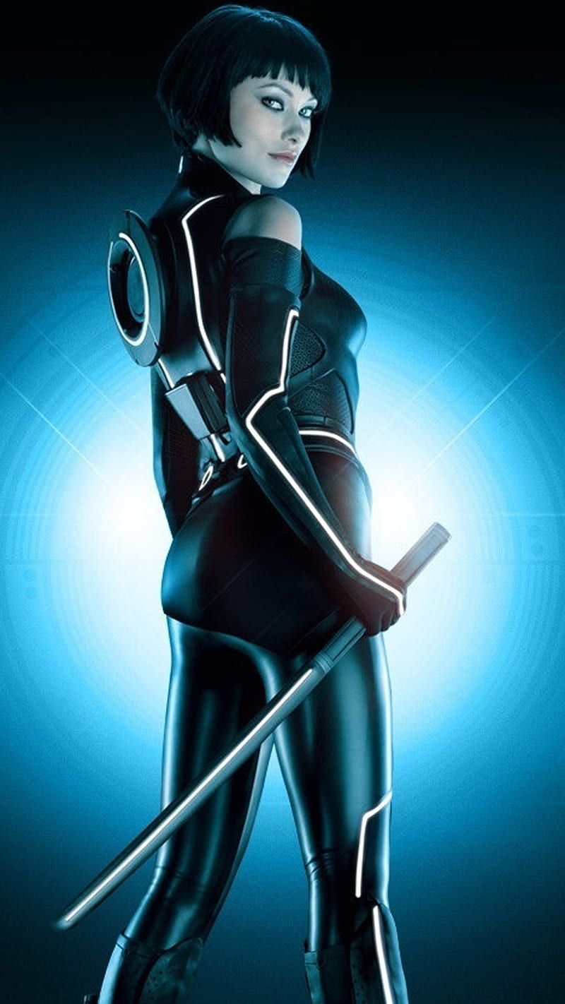 800x1422 Quorra, olivia wilde, tron, tron legacy, HD phone wallpaper