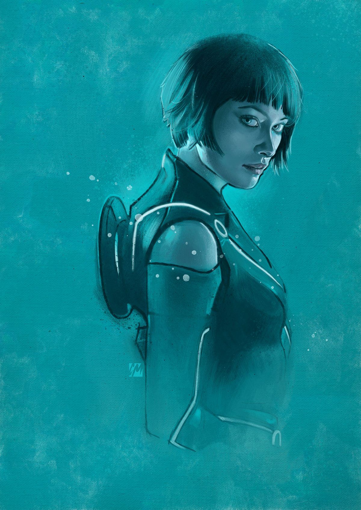 1200x1697 Quorra From Tron. Poster By Colinmurdoch