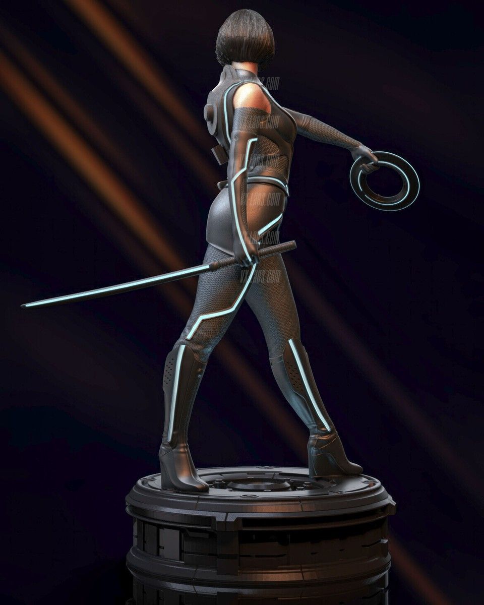 960x1200 Quorra Statue 3D Print Unpainted Unassembled
